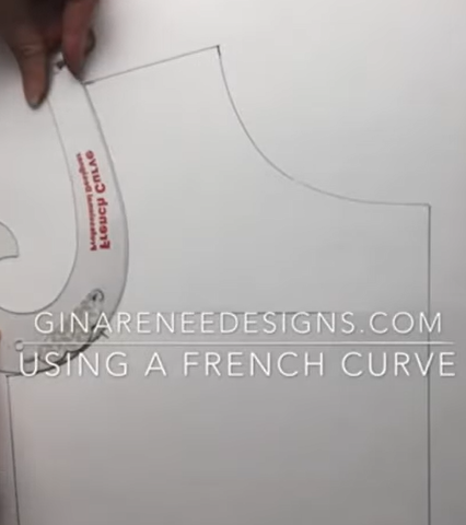 French Curve for Armholes and Necklines