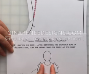 Narrow Shoulders Corrections – Move the Armhole