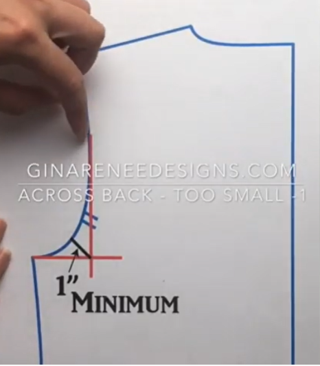 fixing back patterns that are too tight