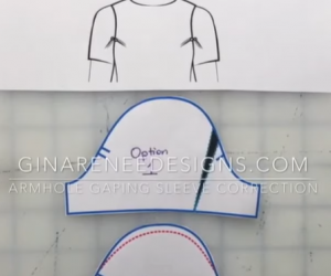 Fixing Armhole Gaping: Set-in Sleeve Correction