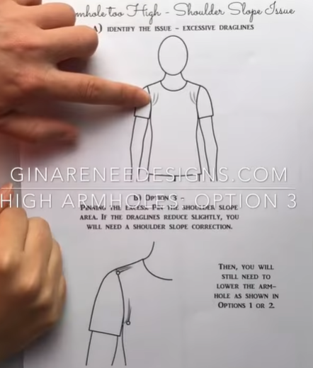 moving the shoulder slope to fix high shoulders