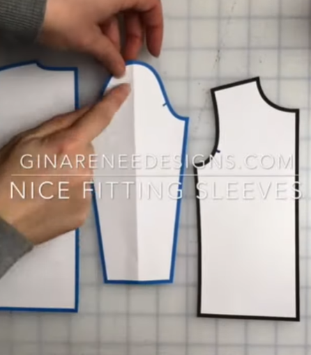 getting a nice fitting sleeve on your sewing pattern