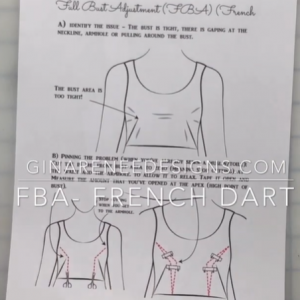 Full Bust Adjustment – French Darts