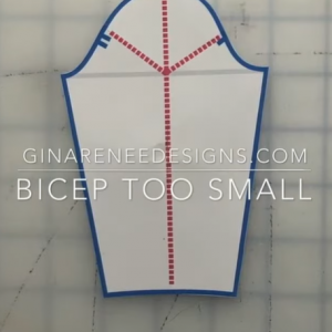 Sleeve Corrections – Bicep Too Small
