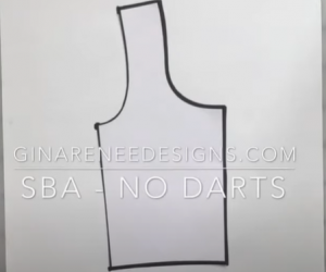 Small Bust Adjustment – No Darts or Princess Seams