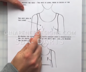 Small Bust Adjustment – Side Darts