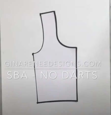 small bust adjustments for styles without darts or princess seams