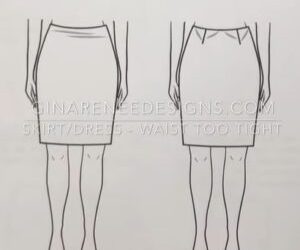 Pattern Corrections for Bottoms – Waist Too Tight