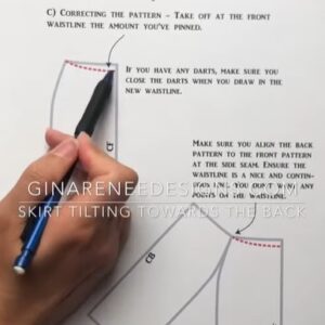Pattern Corrections for Bottoms – Uneven Hemline in Skirts