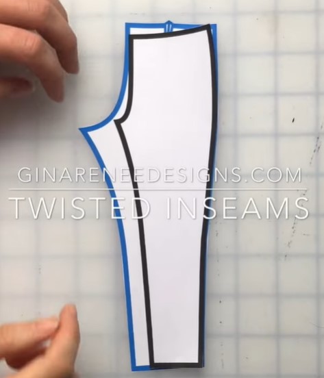 fixing twisted inseams and back draglines