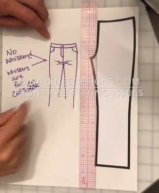 eliminate wrinkles in the pants