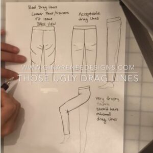 Fix Back Diagonal Draglines on Pants – Part 1