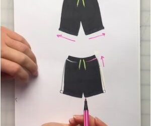 Fixing Diagonal Hems on Shorts