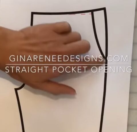 how to correct straight pockets that are peaking or gaping