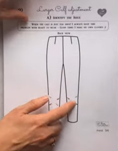 making a pants bigger around the calf area