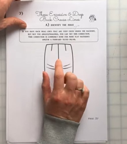 eliminating wrinkles under the backside